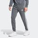 Sporthose ADIDAS SPORTSWEAR "ESSENTIALS 3STREIFEN TAPERED CUFF HOSE" Gr. S, N-Gr, grau (dark grey heather) Herren Hosen Trainingshosen