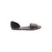 Steve Madden Flats: Black Print Shoes - Women's Size 8 - Open Toe