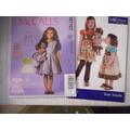 Little Girls Dresses. Your Choice Of Like New Sewing Patterns. Mccalls Pattern Only Includes Doll Dress