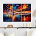 Latitude Run® Colorful San Francisco III Colorful San Francisco III - Cityscapes - 3 Piece Print on Canvas Metal in Blue/Orange | Wayfair