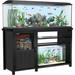 Tucker Murphy Pet™ Darnetta Rectangle Aquarium Stand Metal (great for large aquariums) in Black | 32.3 H x 52 W x 19.7 D in | Wayfair