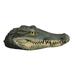 Crocodile Head-Creative Resin Simulation Floating Animal Figurines Water Pond Decoy for Pool Statue Outdoor Garden Decoration