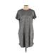 Gibson Latimer Casual Dress - Shift: Black Grid Dresses - Women's Size Small