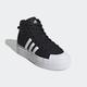Sneaker ADIDAS SPORTSWEAR "BRAVADA 2.0 PLATFORM MID" Gr. 42, schwarz-weiß (core black, cloud white, core black) Schuhe Sneaker