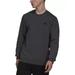 Adidas Shirts | Adidas Feel Cozy Sweatshirt Mens S Gray Embroidered Logo Fleece Essential New | Color: Gray/Red | Size: S
