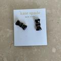 Kate Spade Jewelry | Kate Spade Black Bow Studs | Color: Black | Size: Os