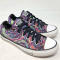 Converse Shoes | Converse Oil Slick Satin Converse Men’s Sz 5, Women’s Sz 7 | Color: Red | Size: 7