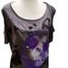 Disney Tops | Disney Nbc Cold Shoulder Tee | Color: Black/Purple | Size: Xl