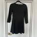Zara Dresses | Adorable Black Zara 3/4 Sleeve Knit Flared Dress | Color: Black | Size: Xs