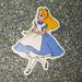 Disney Design | Alice In Wonderland Disney Sticker Waterproof | Color: Blue/White | Size: Os