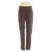 Peck & Peck Casual Pants - Mid/Reg Rise Straight Leg Boyfriend: Brown Bottoms - Women's Size 2 Petite