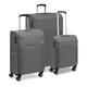 RONCATO Set 3 Trolley, 4 W, Sirio, Anthrazit, Unisex, Erwachsene, Anthrazit, CABINA, Koffer