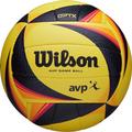 Wilson Volleyball OPTX AVP GAME BALL, Beach-Volleyball, Offizielle Größe, gelb/schwarz, WTH00020XB