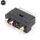 Mini adaptateur de tige composite péritel 3 RVB RCA SVHS S-Vidéo AV TV Audio pour vidéo DVD