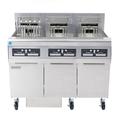 Frymaster FPRE314 Commercial Electric Fryer - (3) 50 lb Vats, Floor Model, 208v/3ph, Stainless Steel