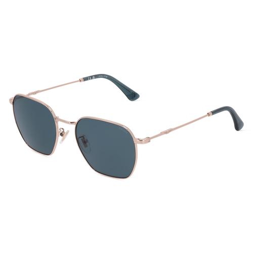 Police SPLL06 Herren-Sonnenbrille Vollrand Eckig Edelstahl-Gestell, gold