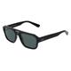 Ray-Ban RB 4397 CORRIGAN Unisex-Sonnenbrille Vollrand Eckig Bio-Kunststoff-Gestell, Schwarz