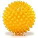 Massage Ball - Spiky for Deep Tissue Back Massage Foot Massager & All Over Body Deep Tissue Muscle Therapy (Yellow 7.5cm)