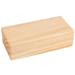 NUOLUX Solid Wood Yoga Block Eco-friendly Durable Lightweight Yoga Accessories for Friends (Light Yellow)