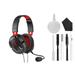 Pre-Owned Turtle Beach Recon 50 Gaming Headset Black/Red With Cleaning Kit BOLT AXTION Bundle (Refurbished: Like New)