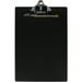 Saunders SA-23517 Letter Size Aluminum Clipboard with Clip Black