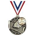 Volleyball Medals 2 Gold Diecast Volleyball Medal Award 10 Pack