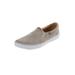 Men's Perforated Slip-On by KingSize in Grey (Size 16 M)