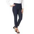 Plus Size Women's Comfort Waist Side Button Ankle Jean by Jessica London in Indigo (Size 12 W)