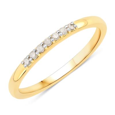 Rafaela Donata Ring Sterling Silber Diamant in Gelbgold 50 Damen Image