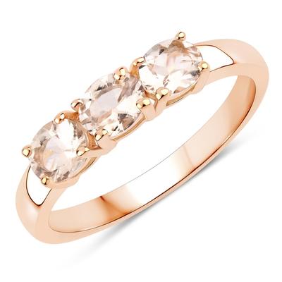 Rafaela Donata Ring Sterling Silber Morganit in Roségold 58 Damen Image