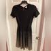 Lularoe Dresses | Gorgeous Black Gold Silver Ombr Knee Length Short Sleeved Dress | Color: Black/Gold | Size: M