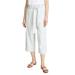 Madewell Pants & Jumpsuits | Madewell Pants Madewell Huston Pull On Crop Pants Stripe Size Medium Style L8075 | Color: Blue/White | Size: M