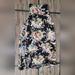 Lularoe Skirts | Abstract Floral Maxi Skirt By Lularoe | Color: Black/Pink | Size: Xxs