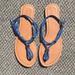American Eagle Outfitters Shoes | American Eagle Sandals Size 9 1/2 | Color: Blue/Brown | Size: 9.5