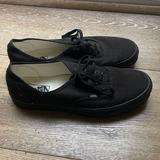 Vans Shoes | Men’s Black Vans | Color: Black | Size: 10.5