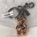 Coach Accessories | Coach Rose Gold 3 D Bear Bag Charm/Key Ring | Color: Pink/Silver | Size: Os