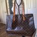 Louis Vuitton Bags | Authentic Lv, Coated Canvas, Monogram, Zip, Shoulder Tote | Color: Brown/Tan | Size: Os