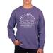 Men's Uscape Apparel Purple ECU Pirates Pigment Dyed Fleece Sweatshirt