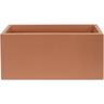 Wellhome Vaso in polietilene terracotta 80x40x40 cm Terracotta