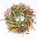 The Holiday Aisle® Eucalyptus Berry 24" Wreath Silk in Green/Orange/Pink | 24 H x 24 W x 5 D in | Wayfair 2AB78E5778F94464BB2DEF01378EA2A6