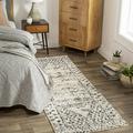 Mark&Day Area Rugs 2x7 Forest View Global Charcoal Runner Area Rug (2 7 x 7 3 )