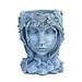 WJSXC Home Decorations Summer Savings Clearance 2023! Head Planter Face Flower Pot Decorative Girl Statue Planter Pot Indoor Outdoor B