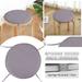 Wozhidaoke Round Garden Chair Pads Seat Cushion for Outdoor Bistros Stool Patio Dining Room Four Ropes Grey 38*35*2 Grey