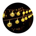 Lomubue String Light Creative Shape IP43 Waterproof Energy-saving Battery Operated Non-Glaring Soft Lighting Indoor Outdoor Moon Star LED String Light Ornament Party Supplies