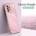 Solid Color Plating Silicone Phone Case for Samsung Galaxy A13 A23 A33 A53 A73 A14 A34 A54 A04 A04E A24 4G 5G Soft Square Cover