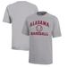 Youth Champion Gray Alabama Crimson Tide Icon Logo Baseball T-Shirt