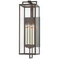 Beckham 33 1/2" High Textured Bronze 4-Light Outdoor Wall Light