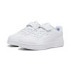 Sneaker PUMA "PUMA Caven 2.0 Sneakers Jugendliche", Kinder, Gr. 35, weiß (weiß silber schwarz metallic), Obermaterial: Synthetik, Leder; Futter: Textil; Innensohle: Textil; Laufsohle: Gummi, Schuhe