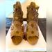 Jessica Simpson Shoes | Jessica Simpson Champange Heel Size 10 | Color: Cream/Gold | Size: 10