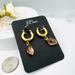 J. Crew Jewelry | J.Crew Gold Tone Pink Lips Drop Dangle Earrings | Color: Gold/Pink | Size: Os